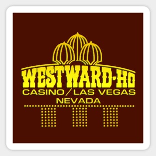 Retro Vintage Westward Ho Resort and Casino Las Vegas Sticker